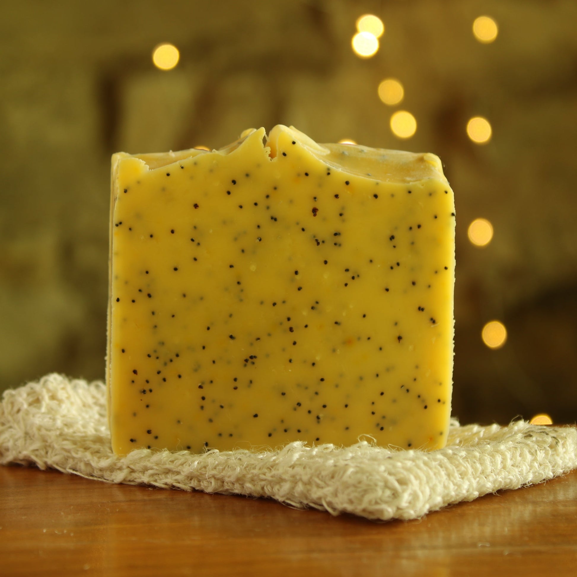 Lemon Poppyseed Cold Process Soap | Sunny, Bright, Scrubby | 310 Soap + Skin - 310 Soap Company