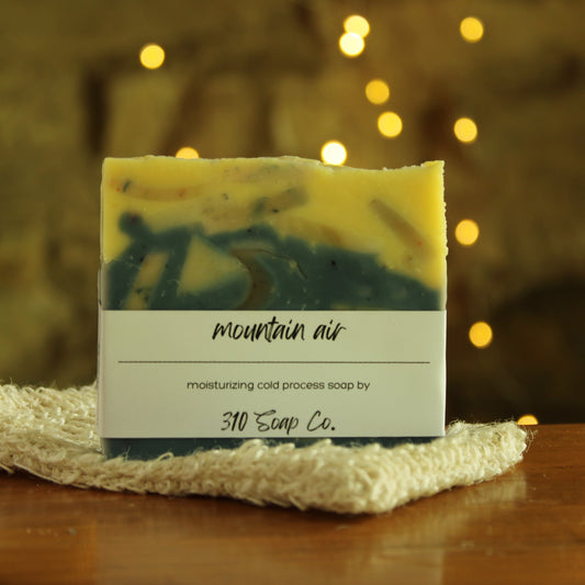 Mountain Air Cold Process Soap | Herbal, Calming, Balancing for Oily Skin | 310 Soap + Skin - 310 Soap Company