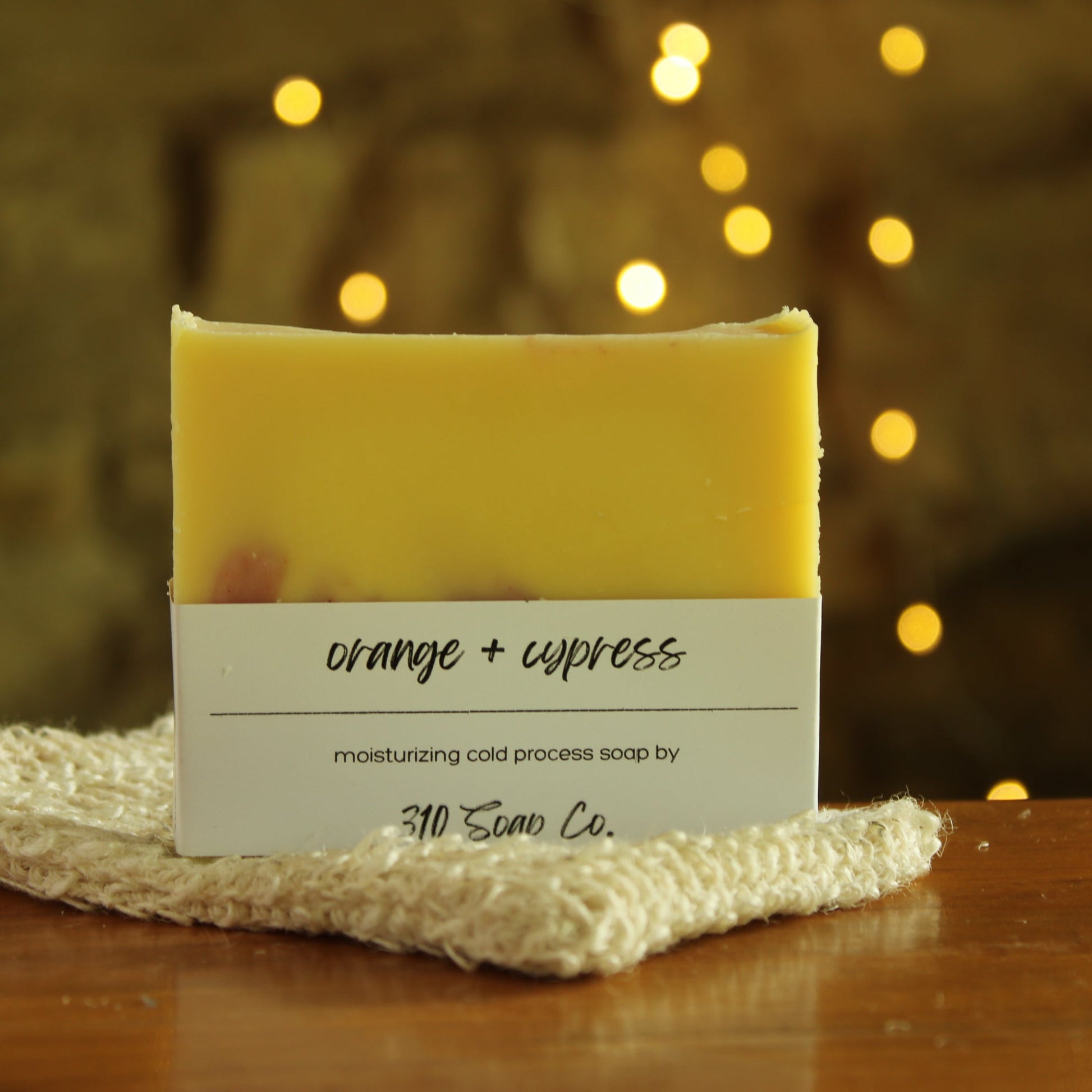 All Natural Soap | Orange + Cypress Cold Process Artisan Soap | Citrus, Woodsy | 310 Soap + Skin - 310 Soap Company