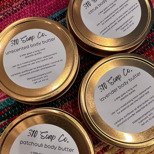 Body Butter | Healing Moisture | Fast Absorbing + Non-Greasy - 310 Soap Company